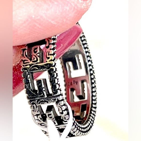 Gucci NWT G Cube Ring Sterling Silver Sz 6 3/4 - Picture 3 of 16